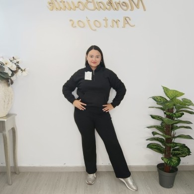 Conjunto Deportivo: Sudadera y Pantalón Corte Recto para Tu Estilo Conjunto Deportivo: Sudadera y Pantalón Corte Recto para Tu Estilo