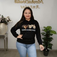 Sudadera moderna con dibujo delantero: estilo y comodidad para ti Sudadera moderna con dibujo delantero: estilo y comodidad para ti