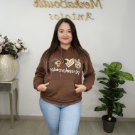 Sudadera moderna con dibujo delantero: estilo y comodidad para ti Sudadera moderna con dibujo delantero: estilo y comodidad para ti
