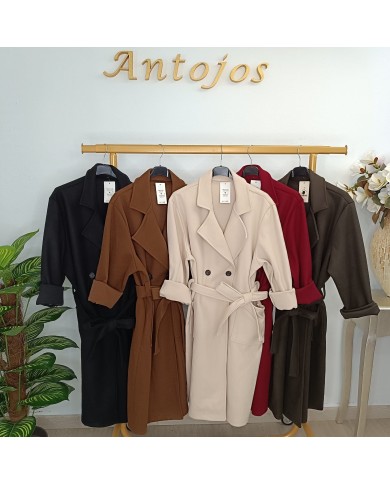 Gabardina Paño MAXI: Elegante Abrigo Largo para el Invierno 2023 Gabardina Paño MAXI: Elegante Abrigo Largo para el Invierno 2023