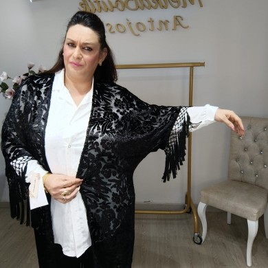 KIMONO TERCIOPELO ENCAJE KIMONO TERCIOPELO ENCAJE